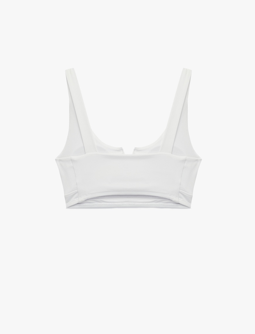 V Yaka Kolsuz Slim Fit Sporcu Sütyeni — фото 3