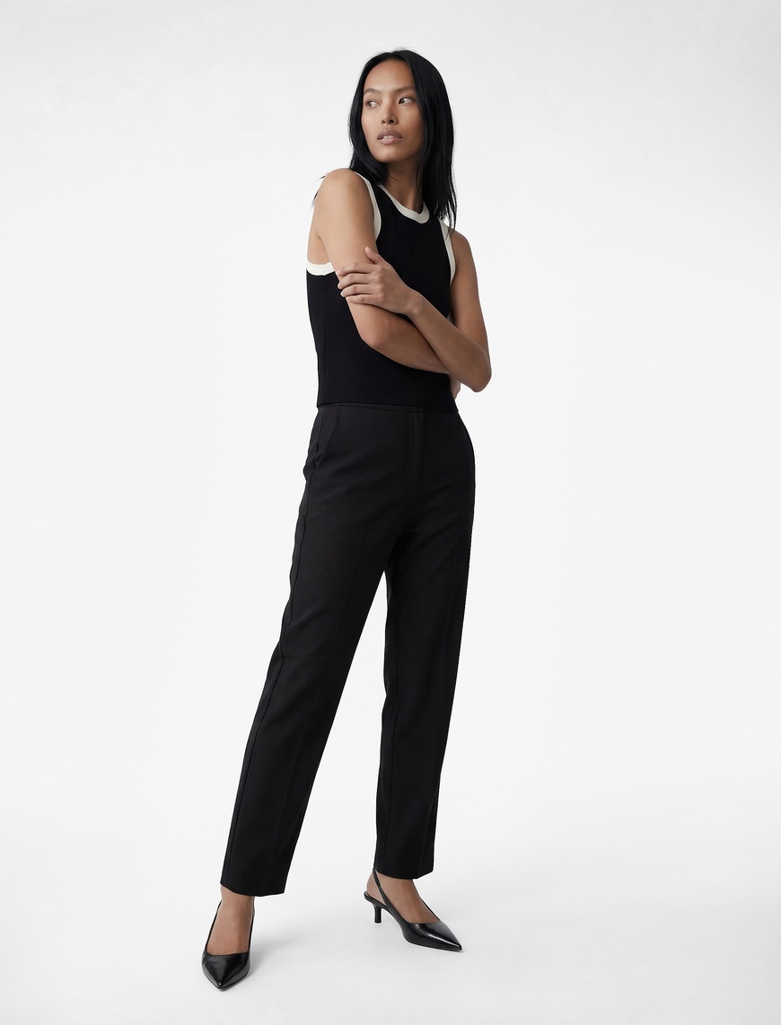 Slim Fit Cepli Normal Bel Cigarette Pantolon — фото 2