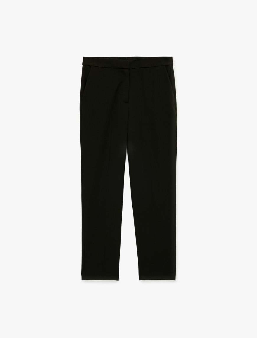 Slim Fit Cepli Normal Bel Cigarette Pantolon — фото 3