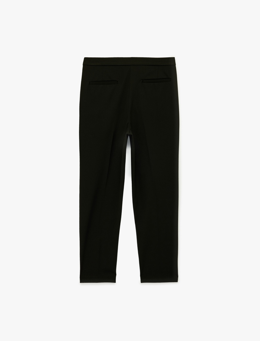Slim Fit Cepli Normal Bel Cigarette Pantolon — фото 4