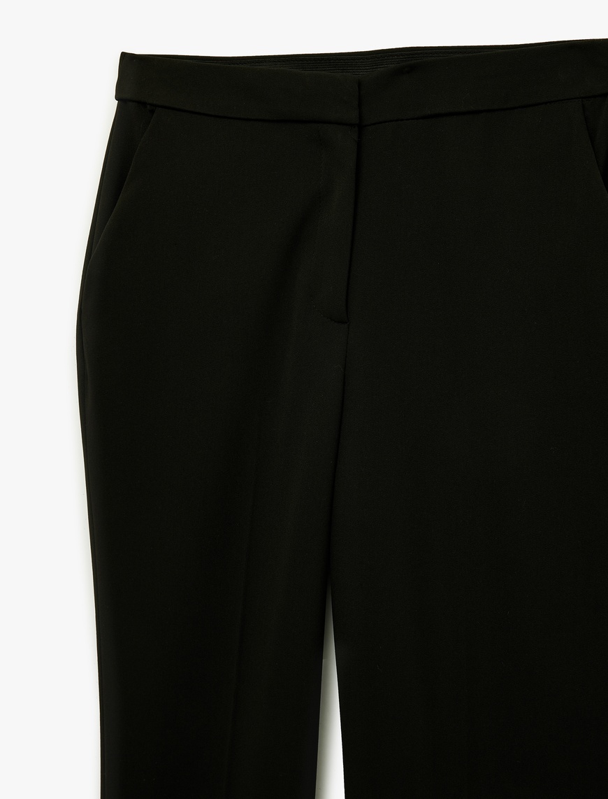 Slim Fit Cepli Normal Bel Cigarette Pantolon — фото 5